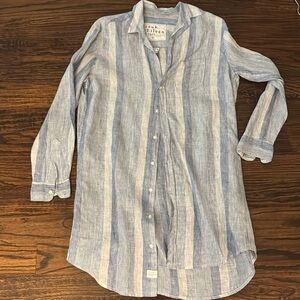 Frank & Eileen Mary linen shirt dress